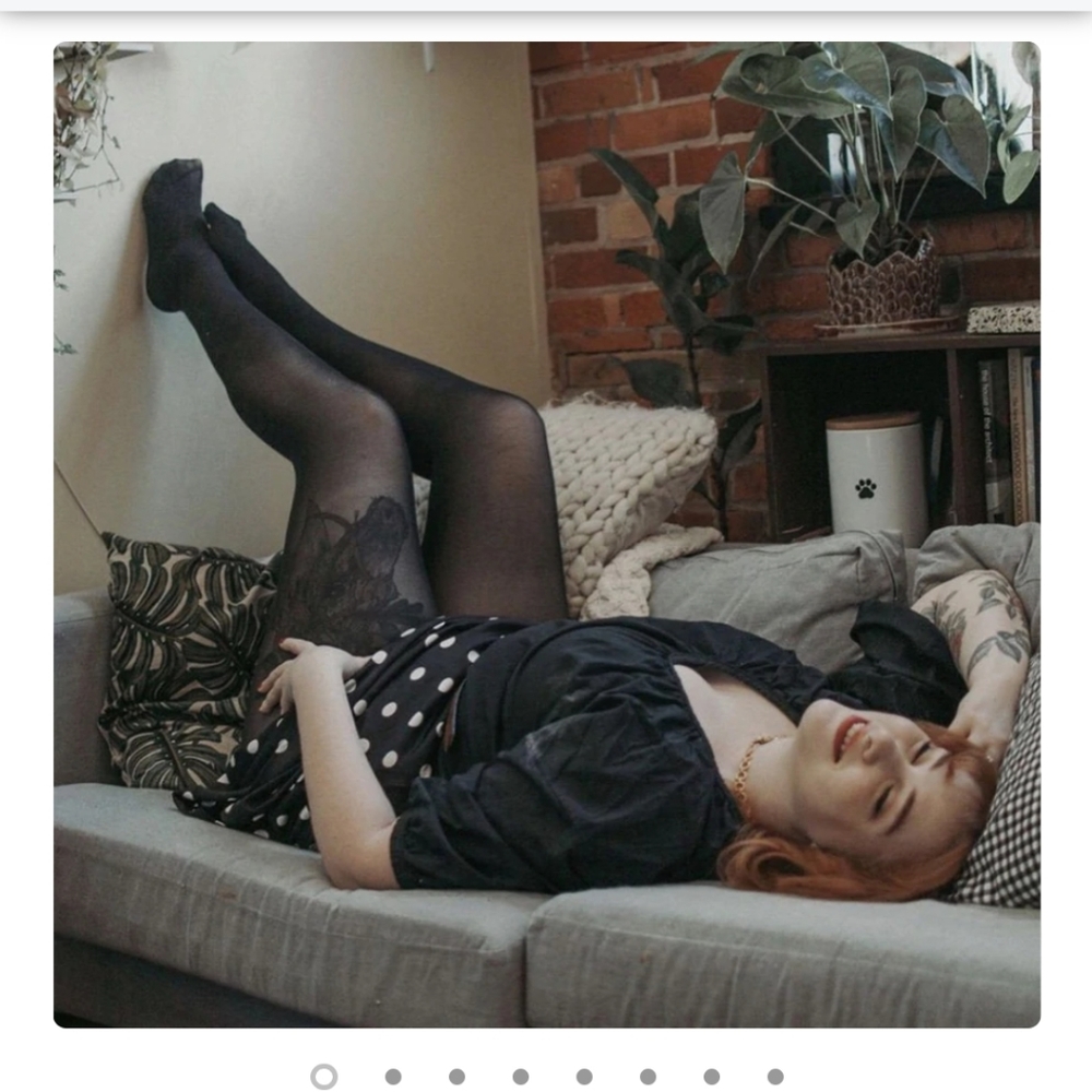 Snag semi-opaque tights - black